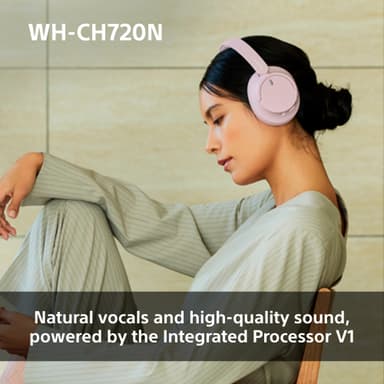Sony WH-CH720N trådløse around-ear høretelefoner (sort)