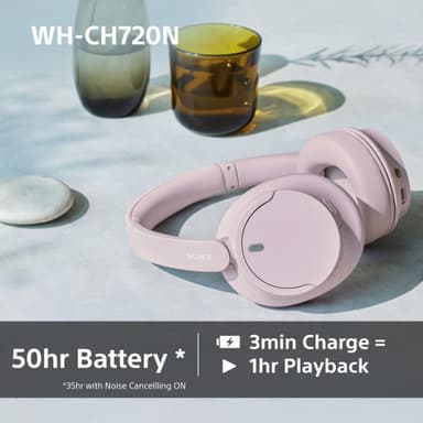 Sony WH-CH720N trådløse around-ear høretelefoner (sort)
