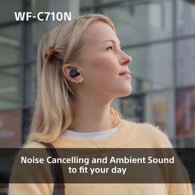 Sony WF-C710N true wireless in-ear høretelefoner (sort)