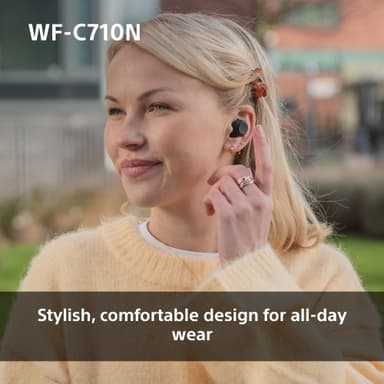 Sony WF-C710N true wireless in-ear høretelefoner (sort)