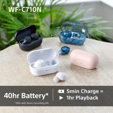 Sony WF-C710N true wireless in-ear høretelefoner (sort)