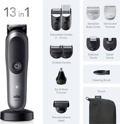 Braun All-in-One Series 7 kropstrimmer AIO7560 (grå)