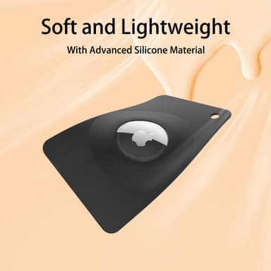 Kortformat beskyttende etui til Apple Airtag Sort