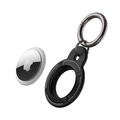 AirTag-etui - Beskyttende TPU-cover til Apple AirTag Sort