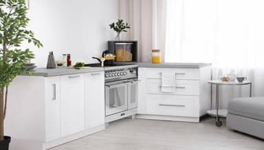 Lofra Komfur - Venezia 90 cm (2 ovne) (Rustfri) Induktion