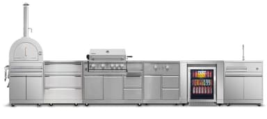 Myoutdoorkitchen - Inox Range - Modul med pizzaovn
