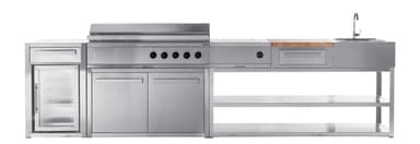 Nordic Line Rustfri  Udekøkken Integreret gasgrill (5 blus)