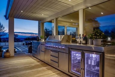 Myoutdoorkitchen - Modul køleskab med dobbelte låger