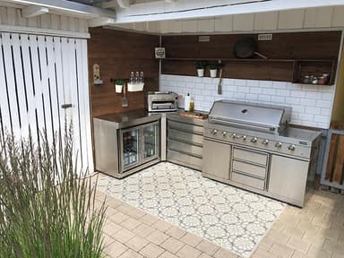 Myoutdoorkitchen - Modul køleskab med dobbelte låger