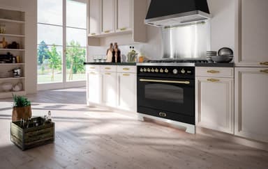 Lofra - Dolce Vita 90 cm (1 ovn) (Sort/Messing) Gas