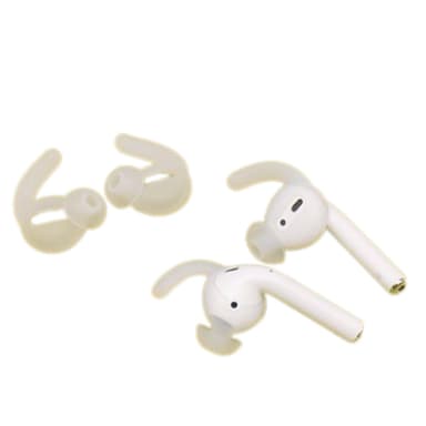 Ørekroge ørepropper for bedre fastgørelse af AirPods/AirPods 2 Gennemsigtig