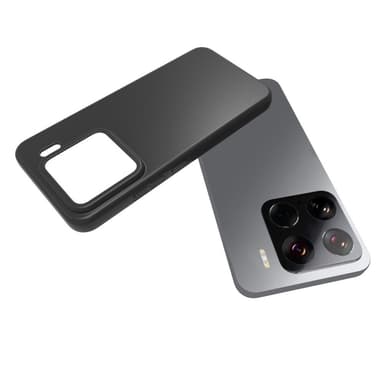 SKALO Xiaomi 15 Mattsort Ultratyndt TPU Cover - Sort
