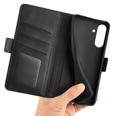 SKALO Samsung A36 5G Premium ID Flip Cover - Sort
