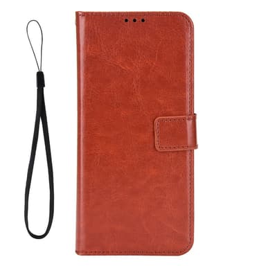 SKALO Nothing Phone (3a) 5G PU-læder Flip Cover - Brun - Brun