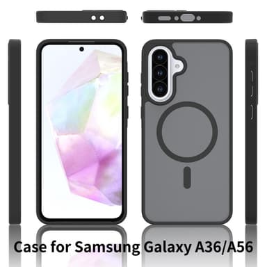 SKALO Samsung A36 5G Skin-touch Hybrid Cover - Blå