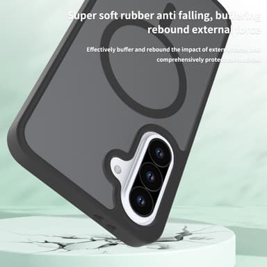 SKALO Samsung A36 5G Skin-touch Hybrid Cover - Blå