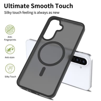 SKALO Samsung A36 5G Skin-touch Hybrid Cover - Blå