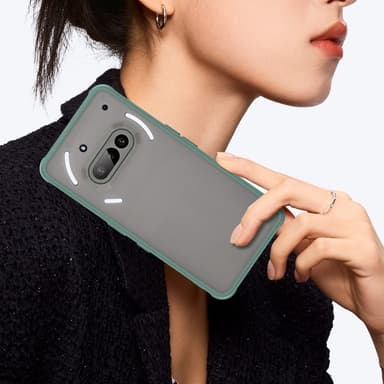 SKALO Nothing Phone (3a) 5G Color Bumper Frosted Cover - Grøn