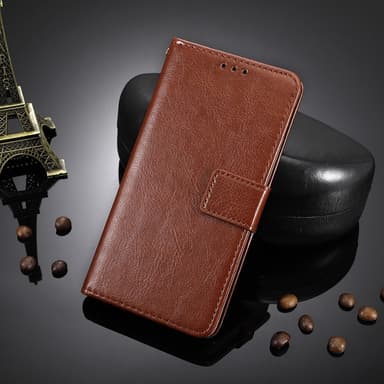 SKALO Nothing Phone (3a) Pro 5G PU-læder Flip Cover - Brun - Brun