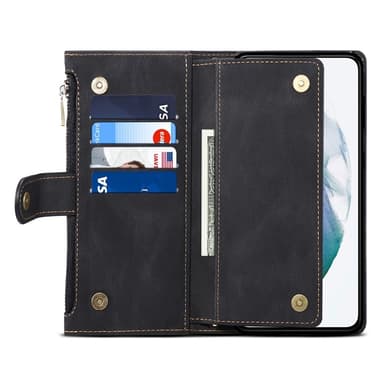 SKALO Samsung A26 5G ESEBLE Big Wallet Flip Cover - Sort