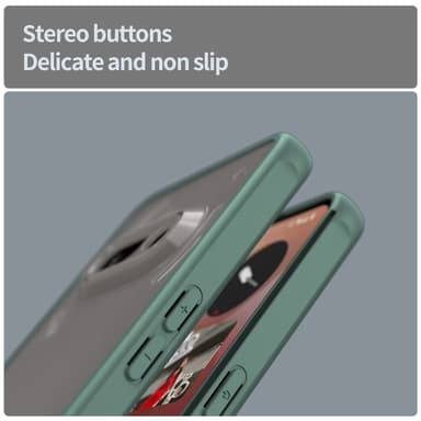 SKALO Nothing Phone (3a) 5G Color Bumper Frosted Cover - Grøn