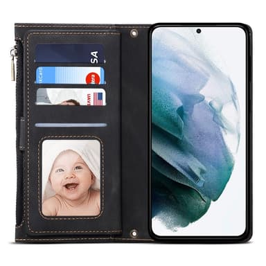 SKALO Samsung A26 5G ESEBLE Big Wallet Flip Cover - Sort