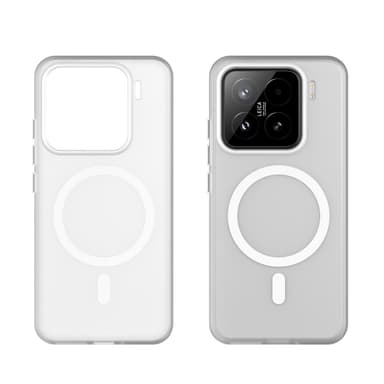 SKALO Xiaomi 15 Matte Translucent Hybrid Cover - Hvid