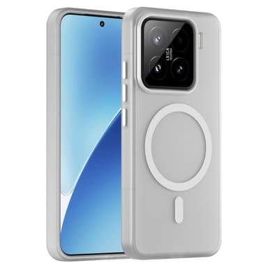 SKALO Xiaomi 15 Matte Translucent Hybrid Cover - Hvid