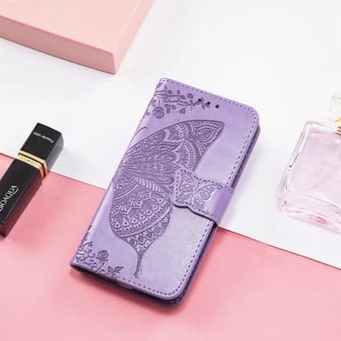 SKALO Nothing Phone (3a) 5G Mandala Butterfly Flip Cover - Lilla