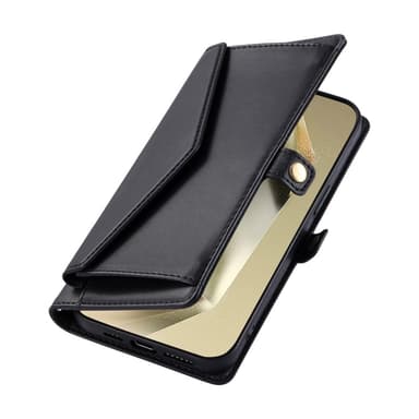 SKALO Samsung A26 5G PU-Læder Kuvert Flip Cover - Sort