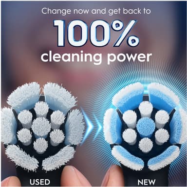 Oral-B iO Gentle Care tandbørstehoved 3-stk 456968 (sort)