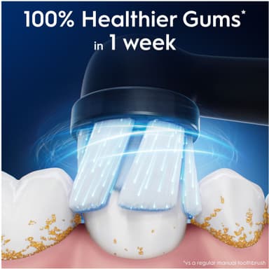 Oral-B iO Gentle Care tandbørstehoved 3-stk 456968 (sort)