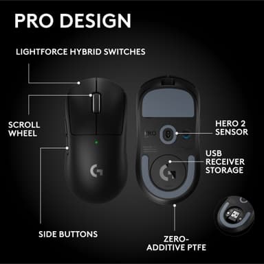 Logitech G Pro Superlight 2 SE trådløs mus