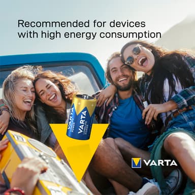 Varta Longlife Power D batteri (2-pakke)