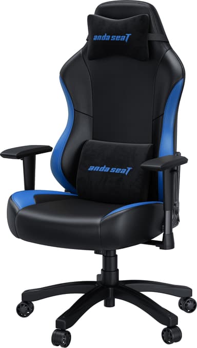 AndaSeat Luna gaming-stol (sort/blå)