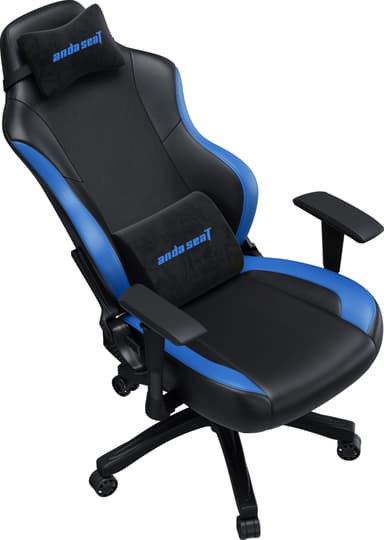 AndaSeat Luna gaming-stol (sort/blå)