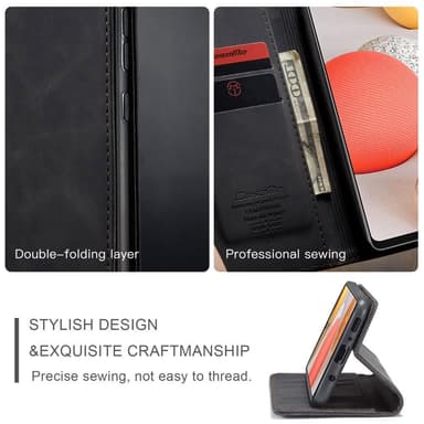 CASEME Retro Pung Taske til Samsung Galaxy S21+ (Plus) Sort