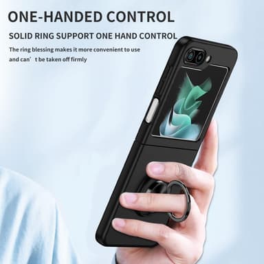Til Samsung Galaxy Z Flip5 5G telefonetui Ring Kickstand Cover