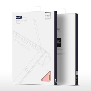 DUX DUX DUCIS Home Apple iPad 10.2 2021/2020/2019 Trefoldet Stativ Rose Guld