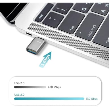 USB C til USB-adapter USB-C til USB 3.0-adapter OTG til MacBook Pro MacBook Air iPad Pro og flere Type-C-enheder