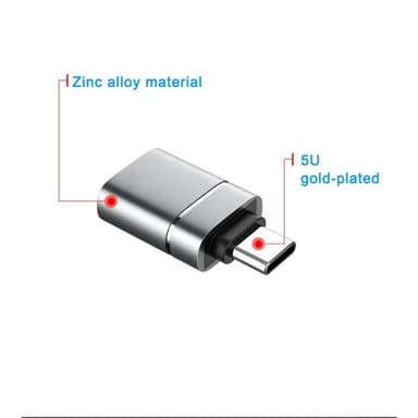 USB C til USB-adapter USB-C til USB 3.0-adapter OTG til MacBook Pro MacBook Air iPad Pro og flere Type-C-enheder
