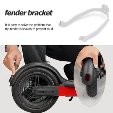 Fender Supportpakke til mudderbeskyttelsesskærme til Xiaomi M365 Scooter - Sort