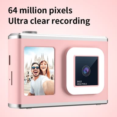2,4"" skærm med dobbelt linse videooptagelse CCD digitalkamera med 32 GB kort + læser