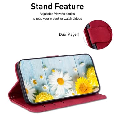 Til Xiaomi Redmi 14C 4G Cover Lily Flower Imprint Telefoncover med Støtte