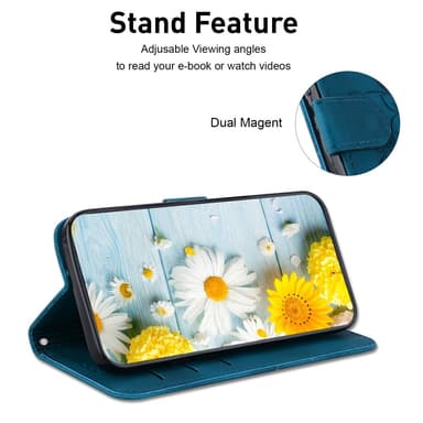Til Xiaomi Redmi 14C 4G Cover Lily Flower Imprint Telefoncover med Støtte