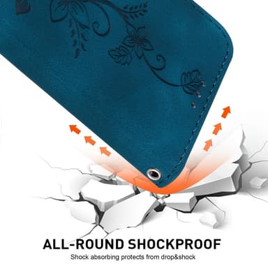 Til Xiaomi Redmi 14C 4G Cover Lily Flower Imprint Telefoncover med Støtte
