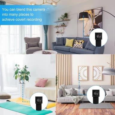 1080P HD trådløst WiFi-kamera Mini skjult kamera-knapdesign