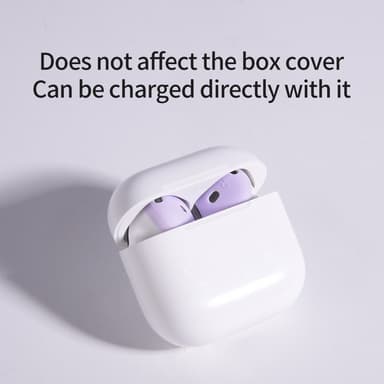 Til AirPods 4 ørepropper Anti-slip silikone etui Øreværne ørepropper - Blå