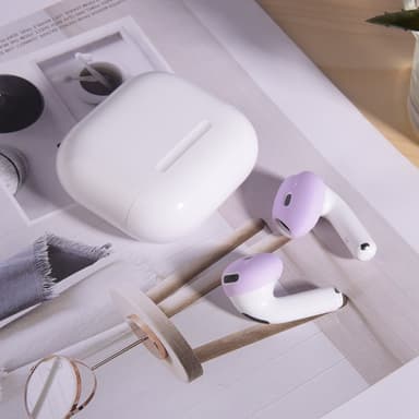 Til AirPods 4 ørepropper Anti-slip silikone etui Øreværne ørepropper - Blå