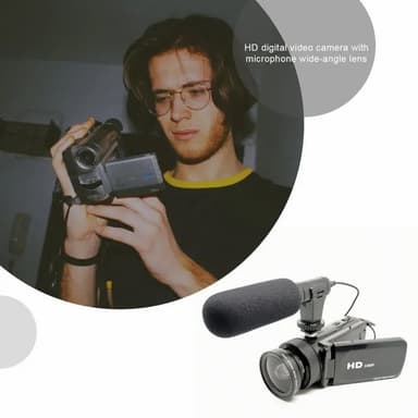D100 2,4 tommer HD 1080P videokamera med mikrofon 16X digital zoomkamera